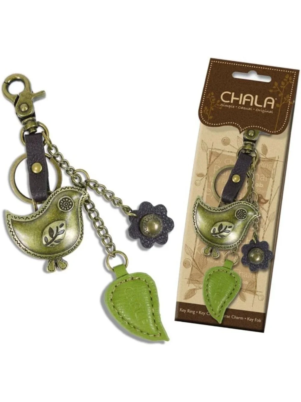 Charming Decorative Keychain & Purse Charm, Unique Metal Key Fob Accessory